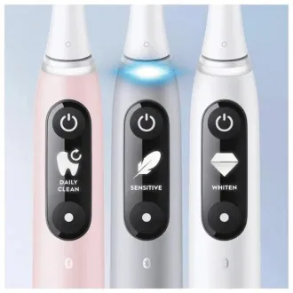 Oral-B iO Series 6s elektrische Zahnbürste, Timer, Drucksensor, 5 Programme, Oral-B App, grau