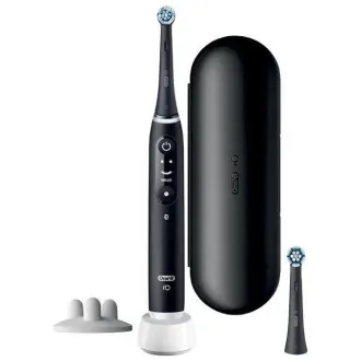 Oral-B iO Series 6s elektrische Zahnbürste, Timer, Drucksensor, 5 Programme, Oral-B App, schwarz