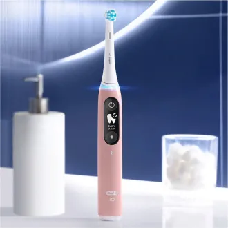 Oral-B iO Series 6s elektrische Zahnbürste, Timer, Drucksensor, 5 Programme, Oral-B App, rosa