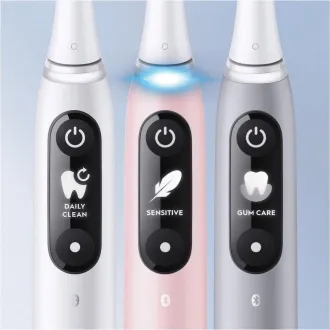 Oral-B iO Series 6s elektrische Zahnbürste, Timer, Drucksensor, 5 Programme, Oral-B App, rosa