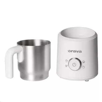 Orava elektrischer Milchaufschäumer, 500 W, 4 wählbare Programme, 350 ml, weiß