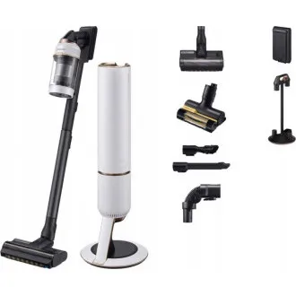 Samsung Bespoke Jet Plus Pet Stabstaubsauger, kabellos, 86 dB, schwarz-weiß