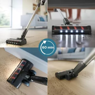 Philips Series 3000 XC3033/01 Stabstaubsauger, 3-stufige Filterung, LED-Licht, PowerCyclone8