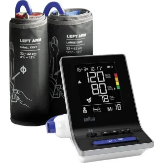 Braun ExactFit 3 Armdruckmessgerät, großes und übersichtliches Display, zwei Manschetten Braun ExactFit 3 Armdruckmessgerät, großes und übersichtliches Display, zwei Manschetten