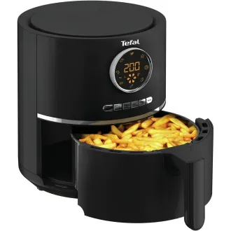 Tefal Ultra Fry EY1118 Heißluftfritteuse, 4,2 l, 80 bis 200 °C, schwarz