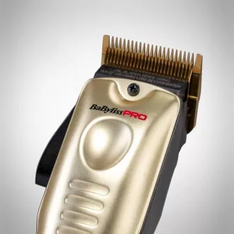BaByliss Pro 4 FX825GE Profi-Trimmer, Titanium-Klingen, 3300 mAh Akku, gold BaByliss Pro 4 FX825GE Profi-Trimmer, Titanium-Klingen, 3300 mAh Akku, gold