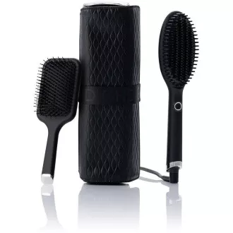 GHD Glide Heißluftbürste, Ionen-Technologie, Geschenkset, Iced Luxe Kollektion, Schwarz GHD Glide Heißluftbürste, Ionen-Technologie, Geschenkset, Iced Luxe Kollektion, Schwarz