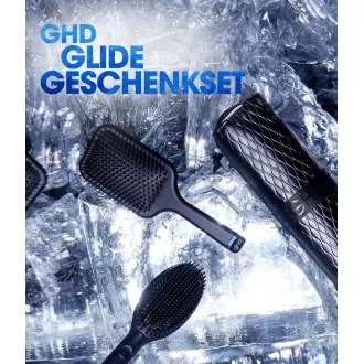 GHD Glide Heißluftbürste, Ionen-Technologie, Geschenkset, Iced Luxe Kollektion, Schwarz GHD Glide Heißluftbürste, Ionen-Technologie, Geschenkset, Iced Luxe Kollektion, Schwarz