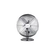 Orava SF-100 X Tisch-Oszillationsventilator, 3 Geschwindigkeitsstufen, Oszillation rechts und links, silber