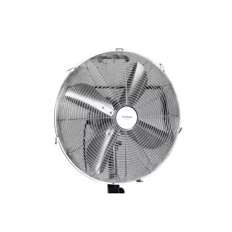 Orava SF-200 X Metall-Standventilator, 3 Geschwindigkeitsstufen, automatische Rotation, silber