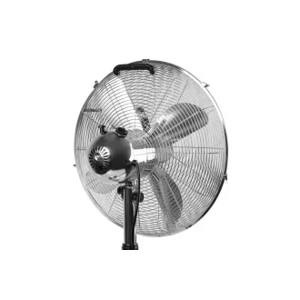 Orava SF-200 X Metall-Standventilator, 3 Geschwindigkeitsstufen, automatische Rotation, silber