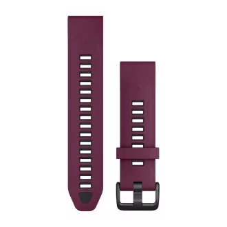 QuickFit® 20 Uhrenarmbänder, Merlot/Graphit Silikon QuickFit® 20 Uhrenarmbänder, Merlot/Graphit Silikon