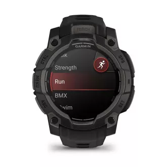 Garmin Instinct 3 - 45 mm, AMOLED, Schwarz mit schwarzem Band Garmin Instinct 3 - 45 mm, AMOLED, Schwarz mit schwarzem Band