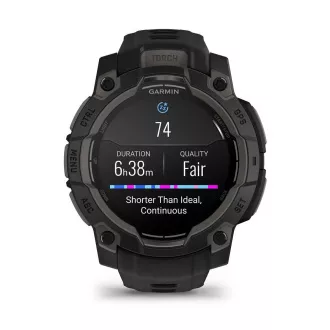 Garmin Instinct 3 - 45 mm, AMOLED, Schwarz mit schwarzem Band Garmin Instinct 3 - 45 mm, AMOLED, Schwarz mit schwarzem Band