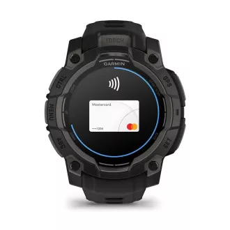 Garmin Instinct 3 - 45 mm, AMOLED, Schwarz mit schwarzem Band Garmin Instinct 3 - 45 mm, AMOLED, Schwarz mit schwarzem Band