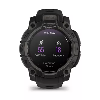 Garmin Instinct 3 - 45 mm, AMOLED, Schwarz mit schwarzem Band Garmin Instinct 3 - 45 mm, AMOLED, Schwarz mit schwarzem Band