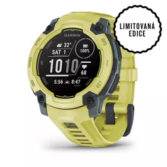 Garmin Instinct E - 45 mm, Electric lime mit Armband in electric lime