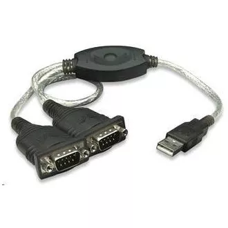 MANHATTAN Konverter von USB auf 2x serielle Schnittstelle (USB AM/DB9M(2), RS232) MANHATTAN Konverter von USB auf 2x serielle Schnittstelle (USB AM/DB9M(2), RS232)