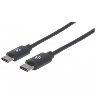 MANHATTAN Hi-Speed USB-C Kabel, Typ-C Stecker auf Typ-C Stecker, 3m, schwarz MANHATTAN Hi-Speed USB-C Kabel, Typ-C Stecker auf Typ-C Stecker, 3m, schwarz