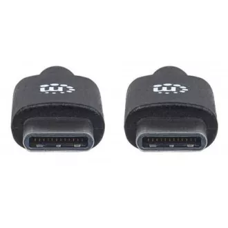 MANHATTAN Hi-Speed USB-C Kabel, Typ-C Stecker auf Typ-C Stecker, 3m, schwarz MANHATTAN Hi-Speed USB-C Kabel, Typ-C Stecker auf Typ-C Stecker, 3m, schwarz