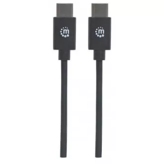 MANHATTAN Hi-Speed USB-C Kabel, Typ-C Stecker auf Typ-C Stecker, 3m, schwarz MANHATTAN Hi-Speed USB-C Kabel, Typ-C Stecker auf Typ-C Stecker, 3m, schwarz