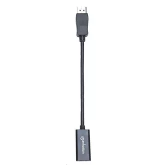 MANHATTAN Adapter, DisplayPort, DP-Stecker/HDMI-Buchse, schwarz
