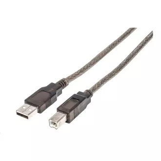 MANHATTAN USB-A auf USB-B Kabel, 15m, schwarz MANHATTAN USB-A auf USB-B Kabel, 15m, schwarz