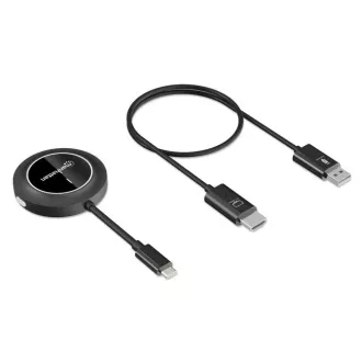 MANHATTAN HDMI Kabelloses Präsentationskit, 1080p, Schwarz MANHATTAN HDMI Kabelloses Präsentationskit, 1080p, Schwarz
