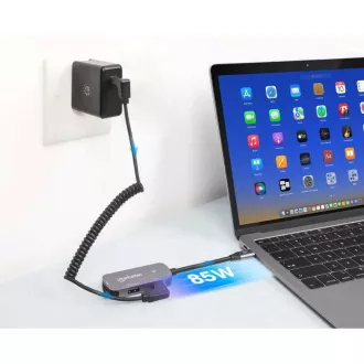 MANHATTAN Dockingstation USB-C 3in1, 1xHDMI, 1xUSB-C, 1xUSB, grau MANHATTAN Dockingstation USB-C 3in1, 1xHDMI, 1xUSB-C, 1xUSB, grau