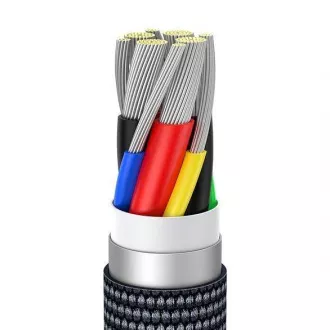 Baseus Crystal Shine Series USB-C / USB-C 100W 1, 2m Lade-/Datenkabel, schwarz