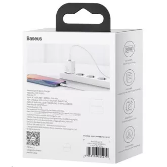 Baseus Super Si Schnellladeadapter IC 30W weiß