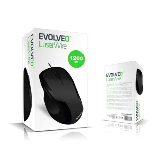 EVOLVEO Laserwire ML-507B, Lasermaus, USB EVOLVEO Laserwire ML-507B, Lasermaus, USB