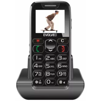 EVOLVEO EasyPhone, Seniorenhandy mit Ladestation (schwarz) EVOLVEO EasyPhone, Seniorenhandy mit Ladestation (schwarz)