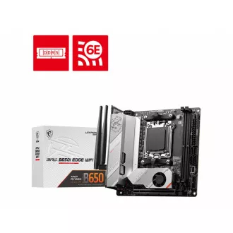 MSI MB Sc AM5 MPG B650I EDGE WIFI, AMD B650, 2xDDR5, 1xHDMI, WI-FI, mini-ITX MSI MB Sc AM5 MPG B650I EDGE WIFI, AMD B650, 2xDDR5, 1xHDMI, WI-FI, mini-ITX