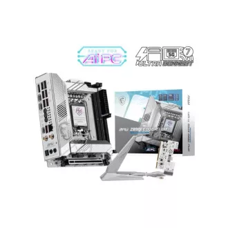 MSI MB Sc LGA1851 MPG Z890I EDGE TI WIFI, Intel Z890, 4xDDR5, 1xHDMI, 2xThunderbolt, WI-FI, m-ITX MSI MB Sc LGA1851 MPG Z890I EDGE TI WIFI, Intel Z890, 4xDDR5, 1xHDMI, 2xThunderbolt, WI-FI, m-ITX