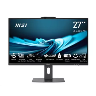 MSI PC AiO PRO AP272P 14M-886XEU, i7-14700, 27" FHD, Anti-Glare, Non-Touch, 16GB, 1TB SSD, N/A, No OS, Schwarz MSI PC AiO PRO AP272P 14M-886XEU, i7-14700, 27" FHD, Anti-Glare, Non-Touch, 16GB, 1TB SSD, N/A, No OS, Schwarz