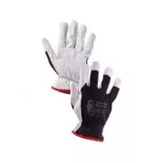 Kombihandschuhe TECHNIK PLUS, schwarz-weiß, Gr. 11
