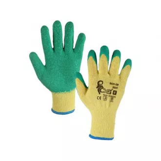 Beschichtete Handschuhe ROXY, gelb-grün, Größe 10