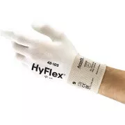 Beschichtete Handschuhe ANSELL HYFLEX 48-105, weiß, Größe 10