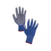 BRITA DOTS Handschuhe, getaucht in PU- und PVC-Targets, Größe: 10-11