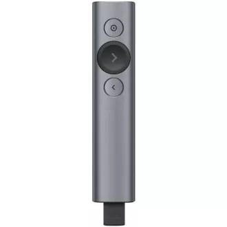 Logitech Presenters Spotlight Plus, kabellos, Bluetooth, dunkelgrau Logitech Presenters Spotlight Plus, kabellos, Bluetooth, dunkelgrau