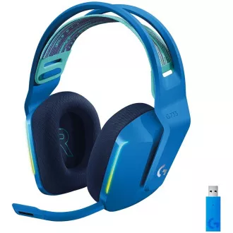 Logitech G733 Gaming-Kopfhörer, LIGHTSPEED Kabelloses RGB-Gaming-Headset, EMEA, weiß