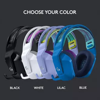 Logitech G733 Gaming-Kopfhörer, LIGHTSPEED Kabelloses RGB-Gaming-Headset, EMEA, weiß