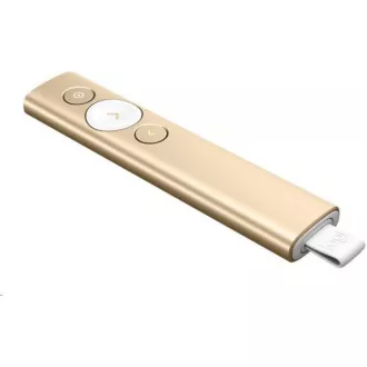 Logitech Spotlight Presenter, kabellos, Bluetooth, Gold