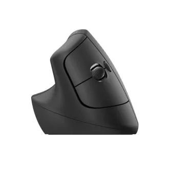 Logitech Lift Vertical Ergonomic Mouse for Business, Linkshänder, 2.4GHZ/BT, graphit/schwarz