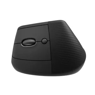 Logitech Lift Vertical Ergonomic Mouse for Business, Linkshänder, 2.4GHZ/BT, graphit/schwarz