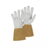 CXS LORNE Handschuhe, Schweißen, grau - braun, Größe 11