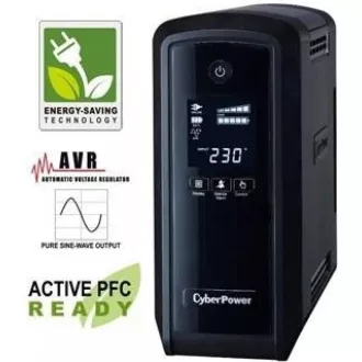 CyberPower PFC SineWave LCD GP USV 900VA/540W, Schuko-Steckdosen CyberPower PFC SineWave LCD GP USV 900VA/540W, Schuko-Steckdosen