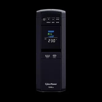 CyberPower PFC SineWave LCD GP USV 1350VA/810W, Schuko-Steckdosen
