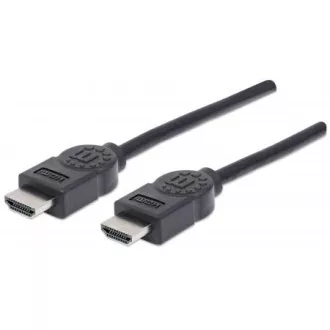 MANHATTAN Kabel High Speed HDMI 4K, 3D, Stecker auf Stecker, geschirmt, schwarz, 1, 8m